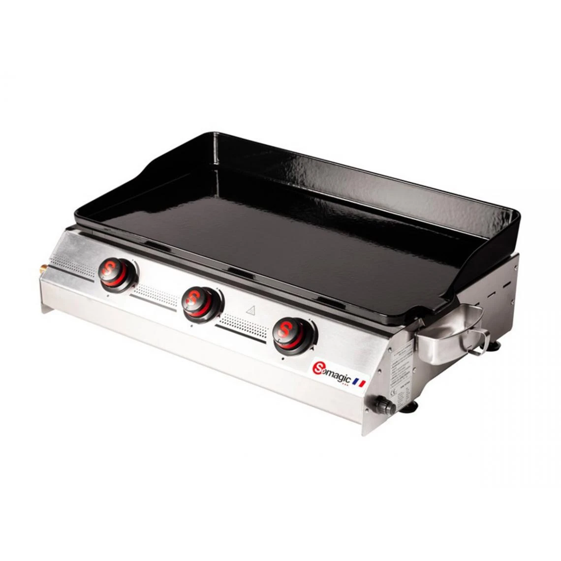 Somagic Plancha Gaz 3 Brûleurs Made In France - 10,5 KW