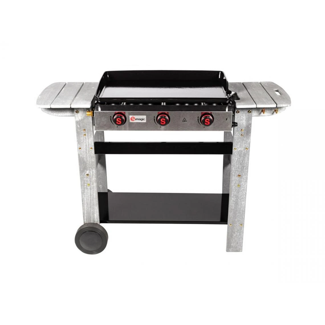 Somagic Plancha Gaz 3 Brûleurs San Sebastian - 61 X 38,5 Cm - 8 KW – Image 2