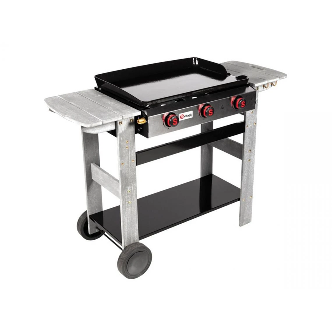 Somagic Plancha Gaz 3 Brûleurs San Sebastian - 61 X 38,5 Cm - 8 KW – Image 3