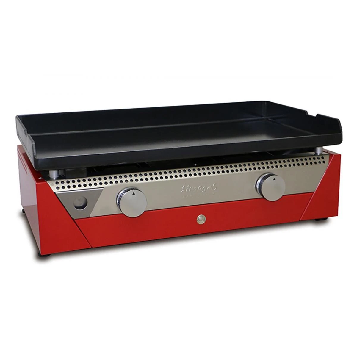 Simogas Plancha Gaz Acier Laminé Au Carbone Rainbow Red