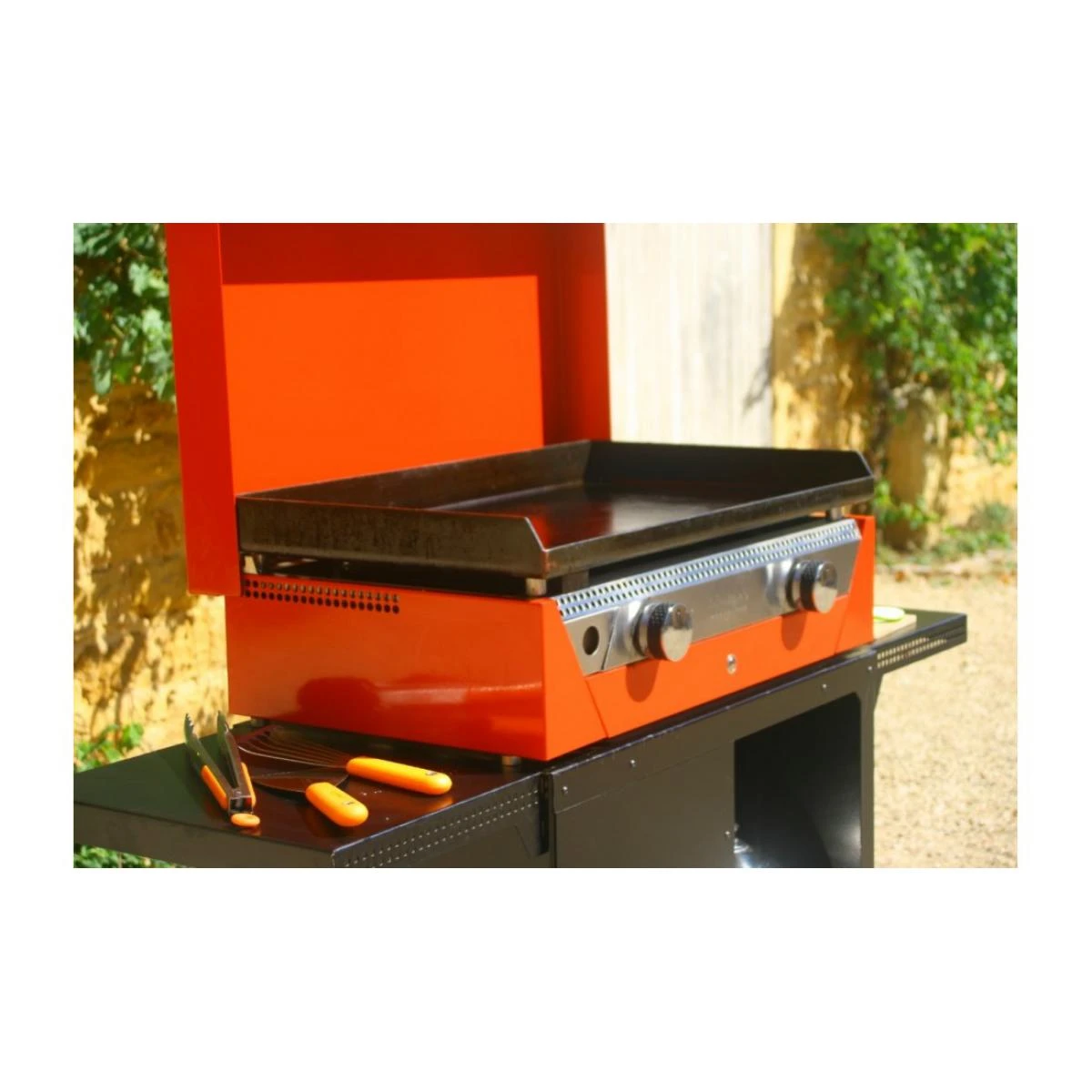 Simogas Plancha Gaz Acier Laminé Au Carbone Rainbow Red – Image 3