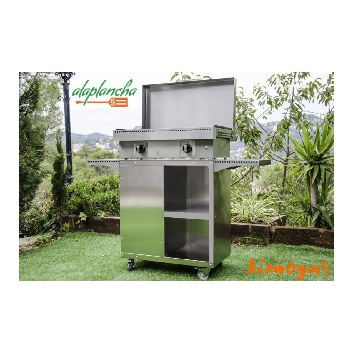 Simogas Plancha Gaz Acier Rectifié EXTREME 75 – Image 3