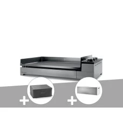 Forge Adour Plancha Gaz Premium 75 Inox Avec Housse Et Couvercle Pour Plancha - FO...