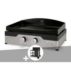 Le Marquier Plancha Gaz Signature Allure 260 Duo + Desserte