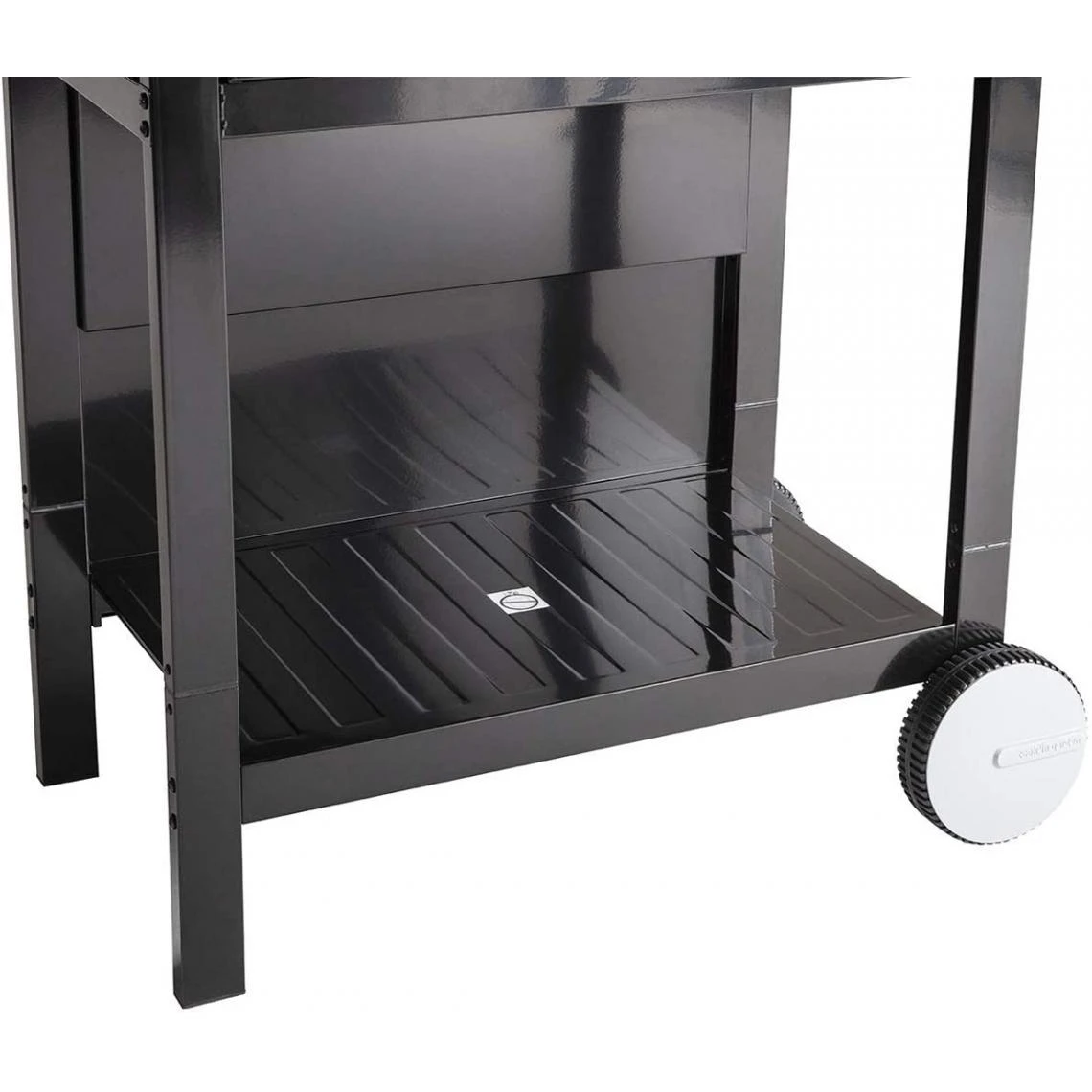 Cook In Garden Plancha Gaz 3 Brûleurs En Fonte Émaillée Sur Chariot Avec Capot De ... – Image 4