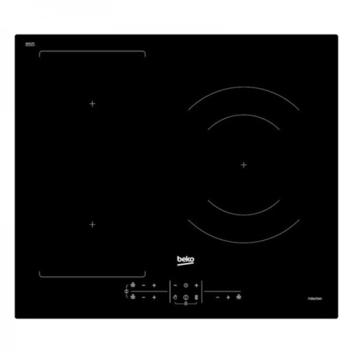 Plaque Ă Induction BEKO HII63201FMT 60 Cm (3 Zones De Cuisson)