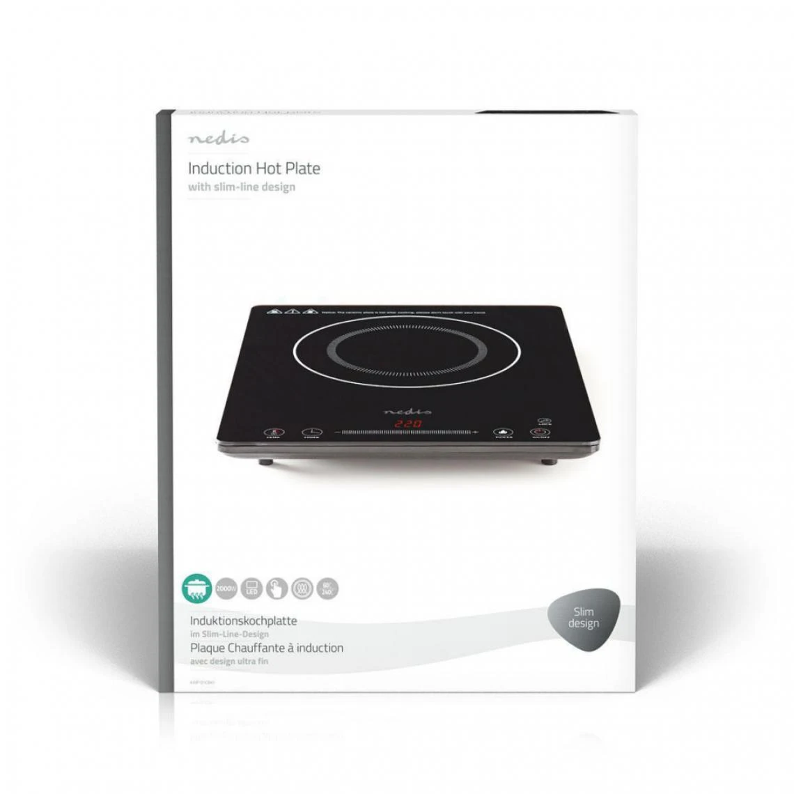 Alpexe Plaque à Induction | Conception Ultra-Fine | 2000 W | Commande Tactil... – Image 4