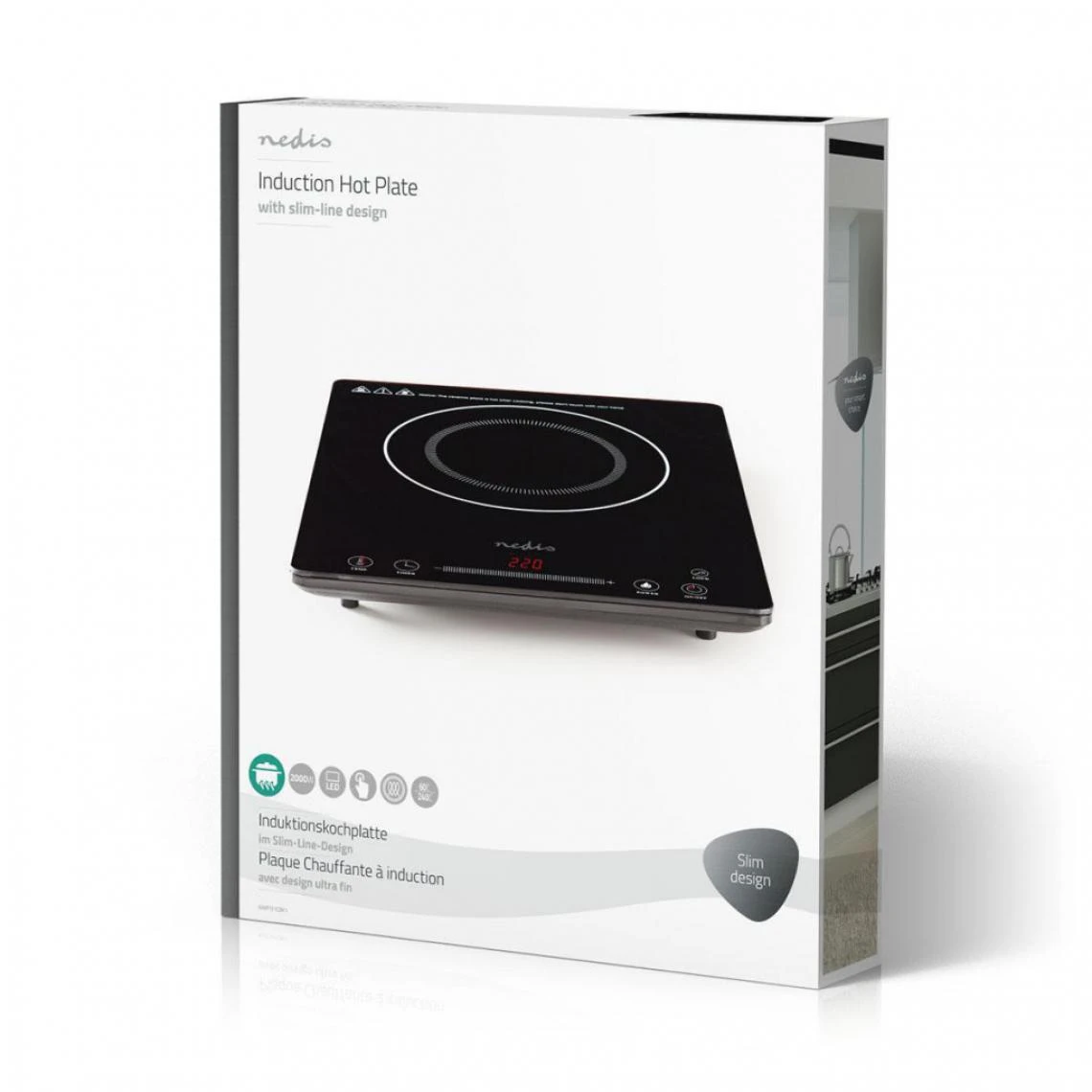 Alpexe Plaque à Induction | Conception Ultra-Fine | 2000 W | Commande Tactil... – Image 5