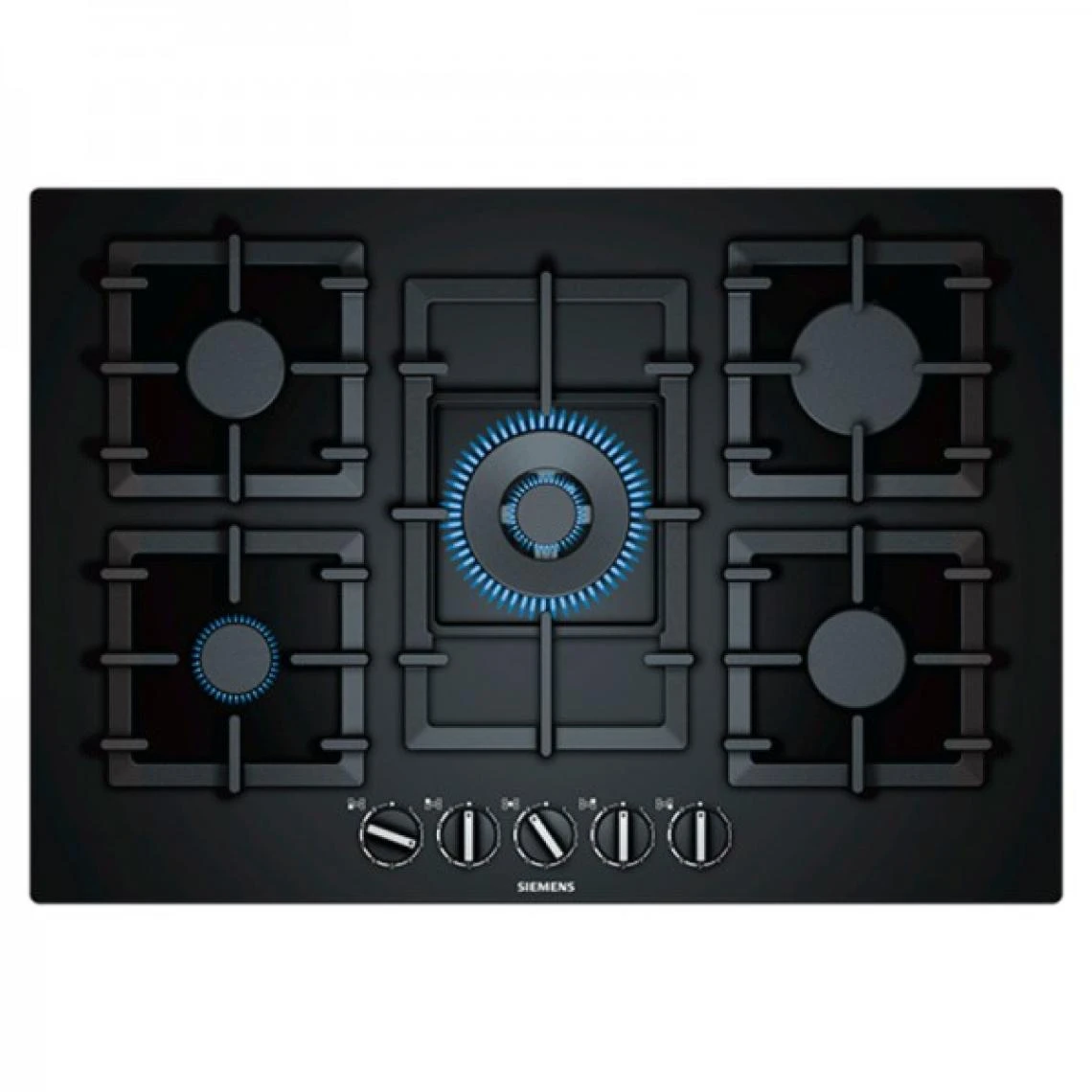 Plaque Au Gaz Siemens AG EP7A6QB90 75 Cm (5 Feux à Gaz)