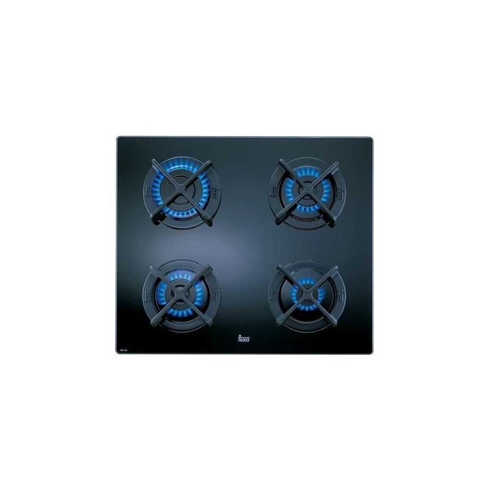 Plaque Au Gaz Teka CGC4G 60 Cm Noir (4 Cuisinière)