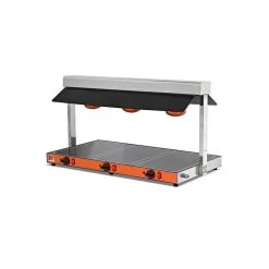 Materiel Chr Pro Plaque Chauffante 3x GN 1/1 Avec 3 Lampes Halogènes - Virtus