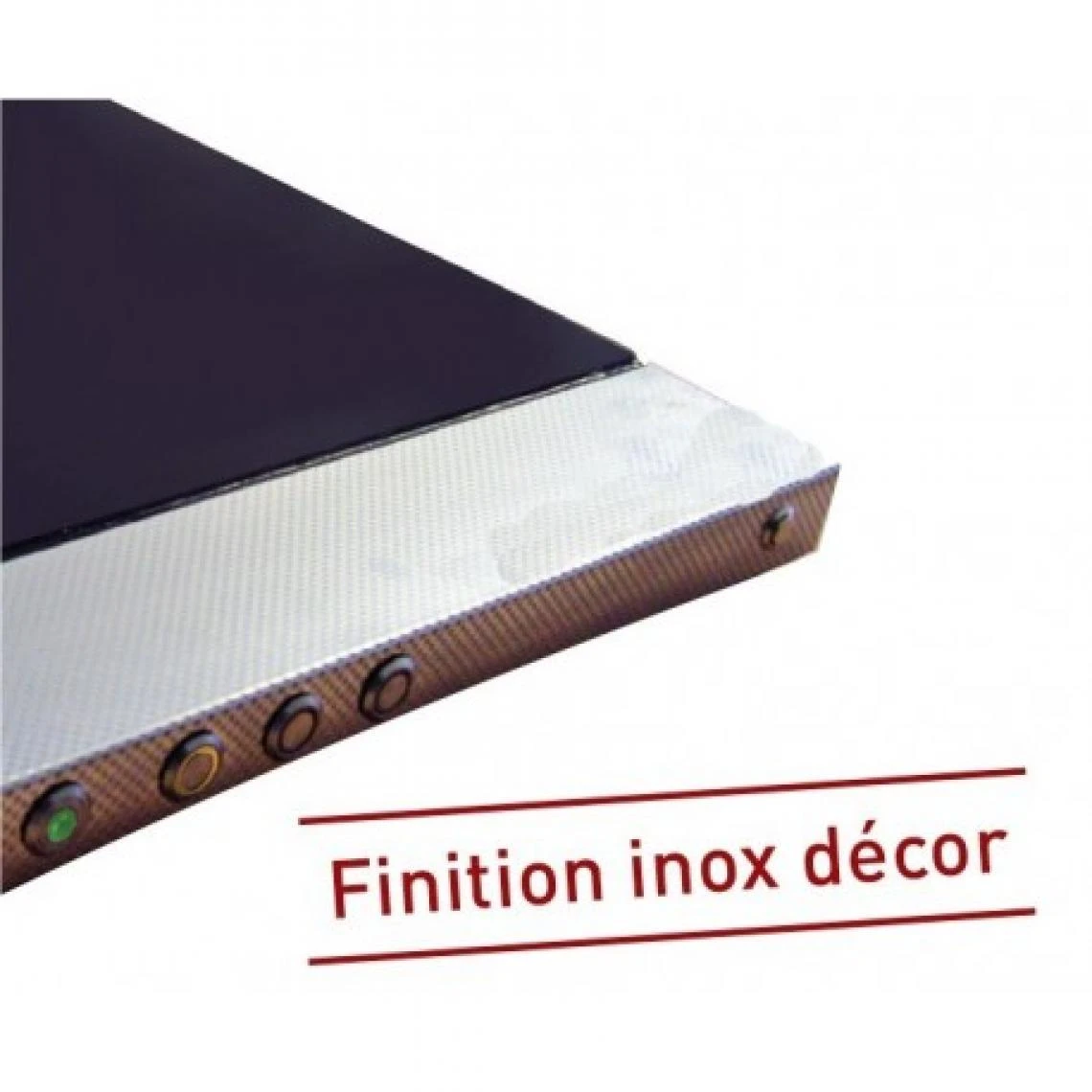 Plaque Chauffante Vitrocéramique - 600 X 400 - Bords Droits - Sofraca... – Image 5