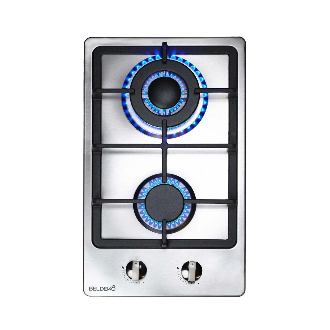 Beldeko Plaque De Cuisson Ă Gaz 2 Feux - Encastrable - Gaz Naturel/Propane