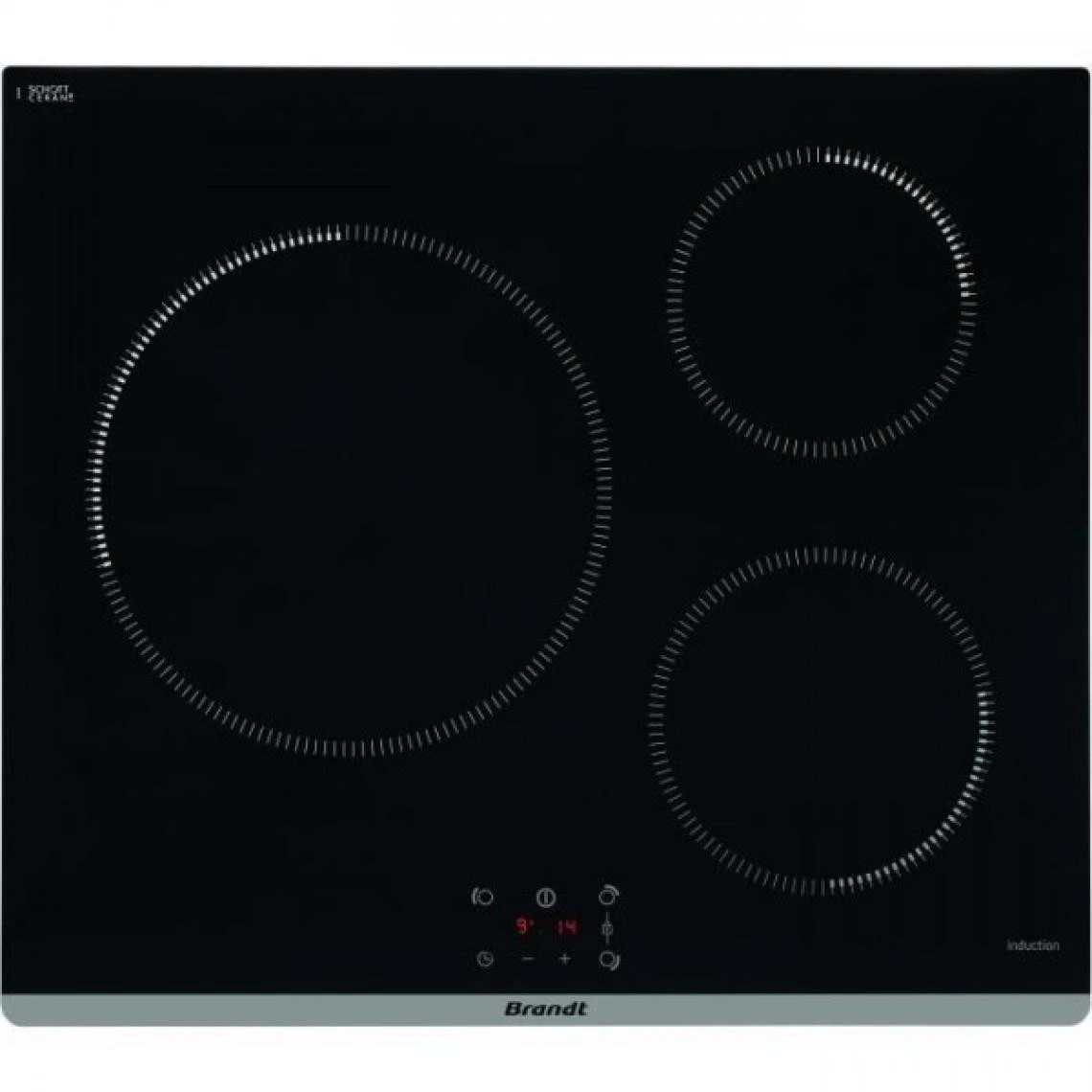 Plaque De Cuisson Induction - BRANDT - 3 Zones - L60 Cm - TI364B - 720...