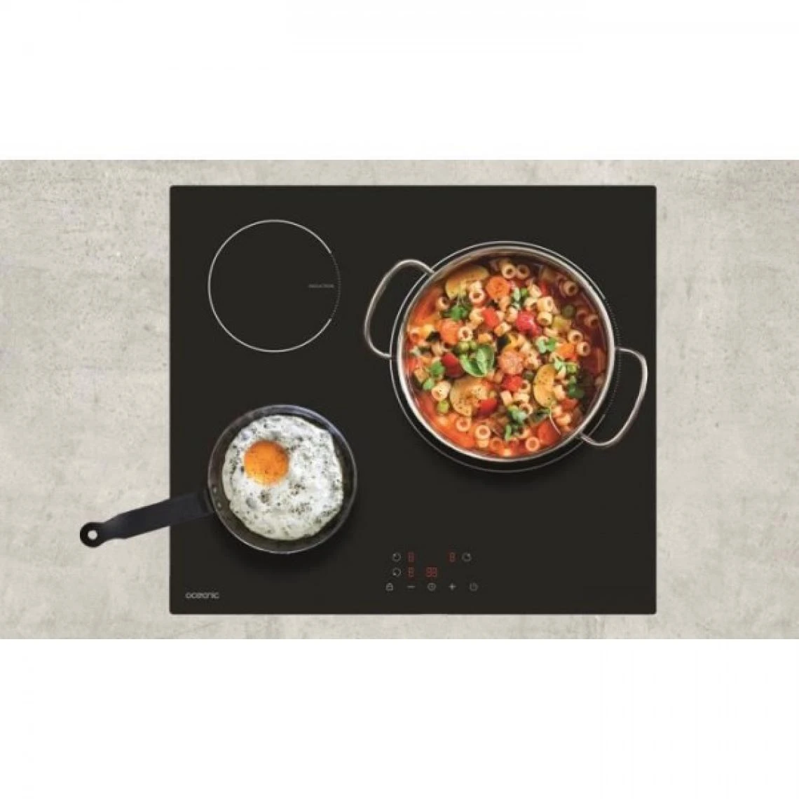 Plaque De Cuisson Induction OCEANIC 3 Foyers L60 X P52 Cm OCEATI3Z7 – Image 3