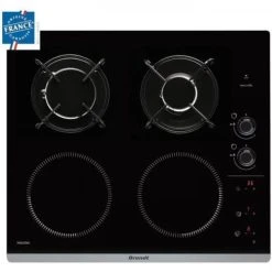 Plaque De Cuisson Mixte - GAZ - Electrique +[ BRANDT BPI6413BM - Indu...