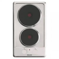 Domino électrique 29cm 2 Feux Inox - Gt320ix - GLEM