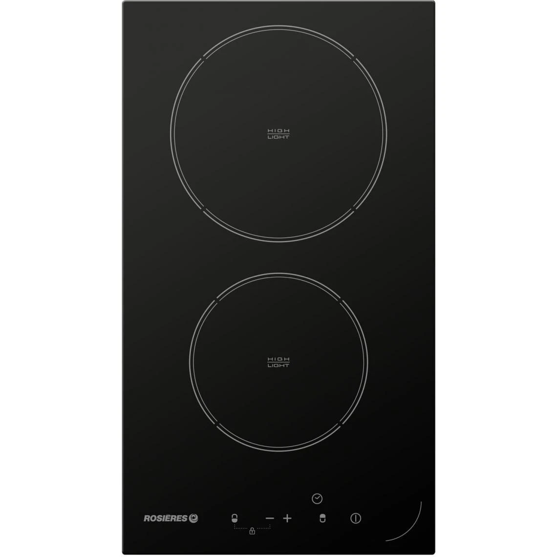 Domino Vitrocéramique 29cm 2900w Noir - Rdh32 - ROSIERES