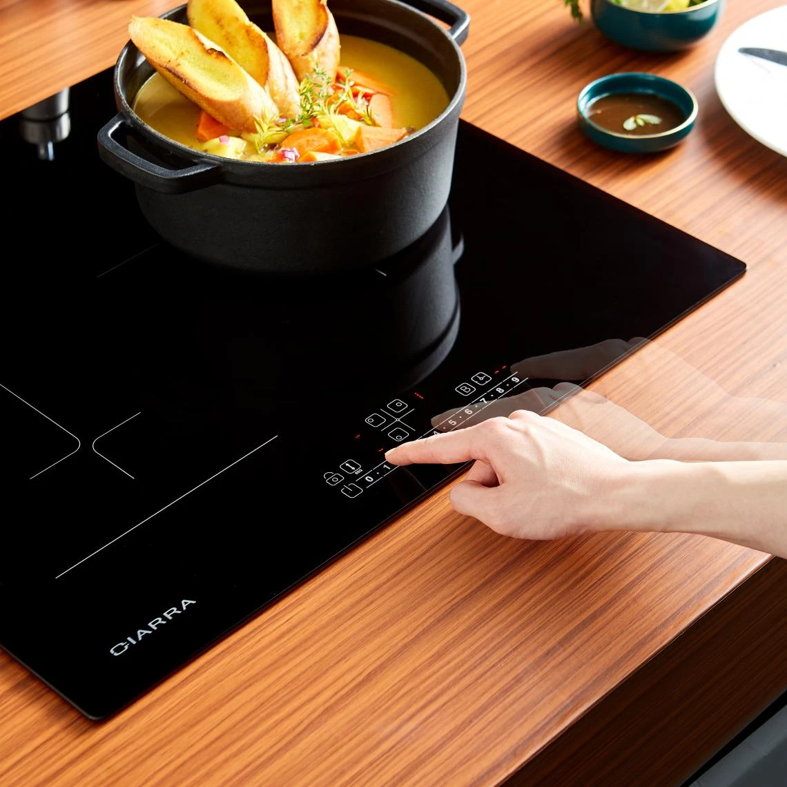 CIARRA Plaque Induction 3 Foyers Flexizone – Image 2