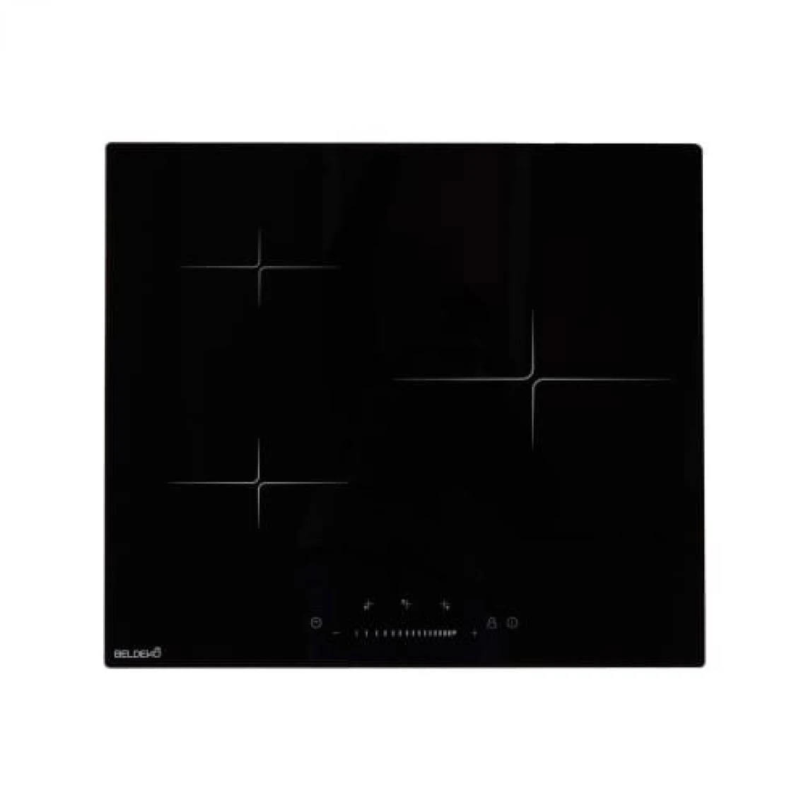 Beldeko Plaque Induction 5800W Électrique 3 Foyers Slider Avec Minuterie Verr...