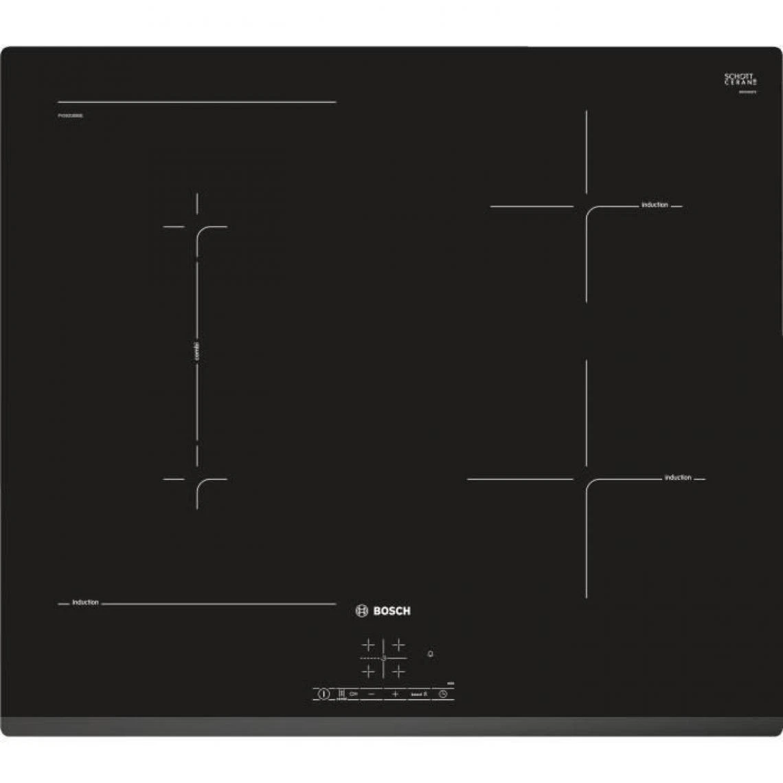 Bosch Table De Cuisson à Induction 60cm 4 Feux 6900w Noir - Pvs631bb5e - BO...