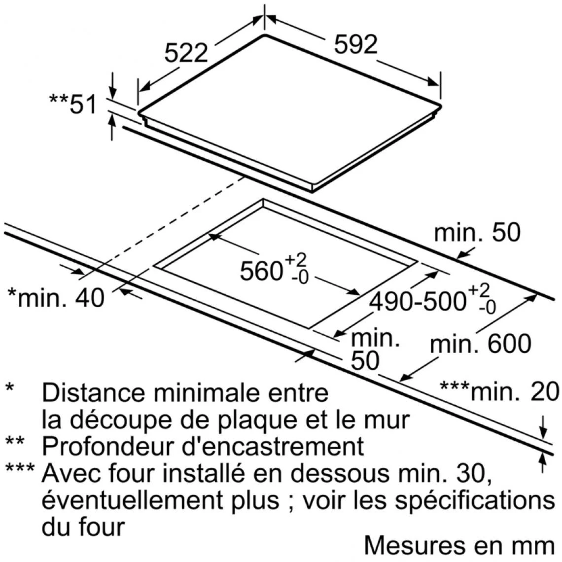 Bosch Table De Cuisson à Induction 60cm 4 Feux 6900w Noir - Pvs631bb5e - BO... – Image 4