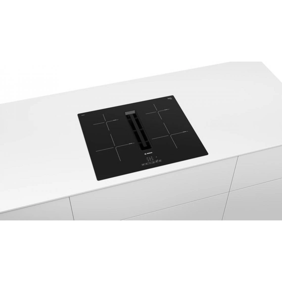 Bosch Table De Cuisson Aspirante Induction 60cm 4 Feux 7400w Noir - Pie611b1... – Image 3
