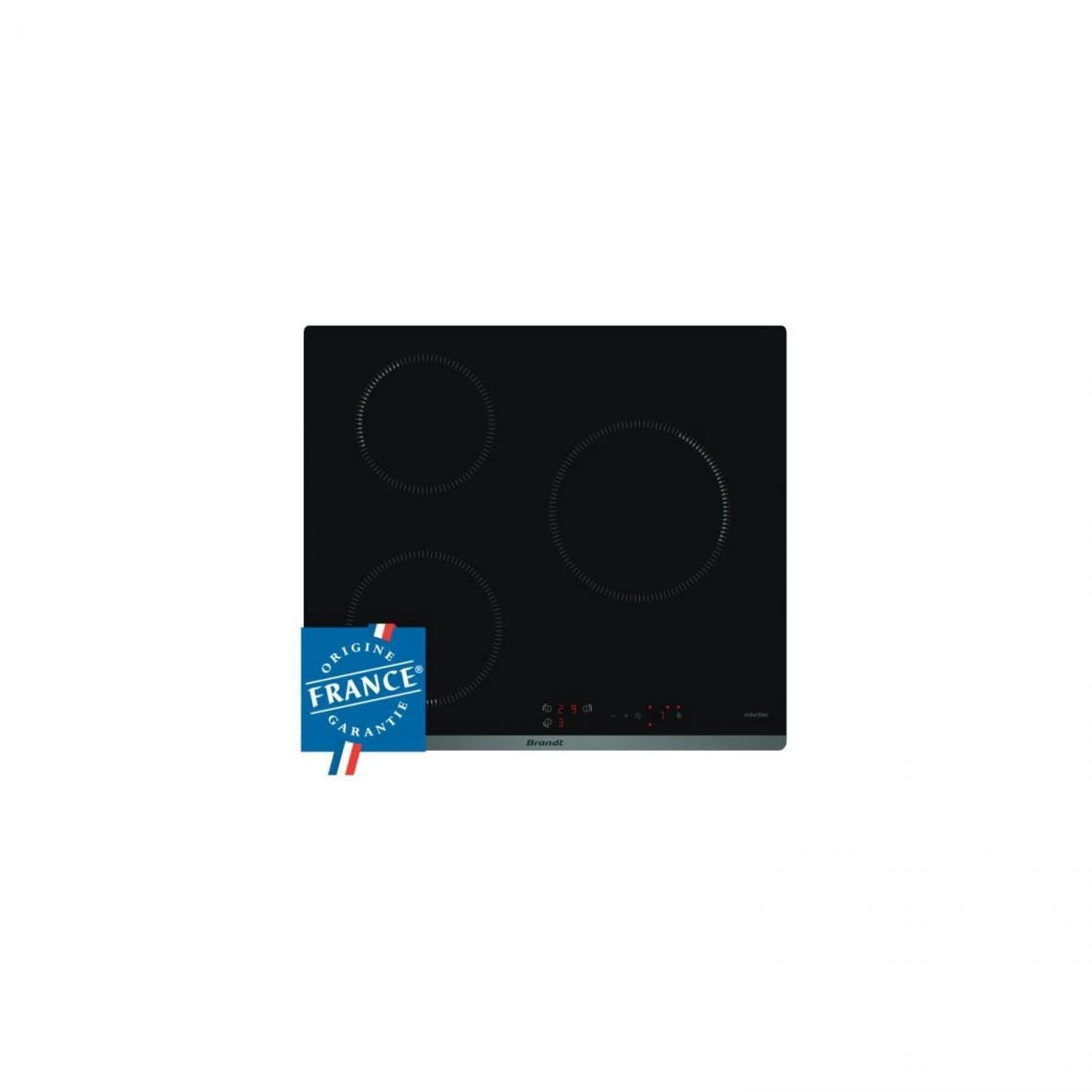 Table De Cuisson Induction 60cm 3 Feux 4600w Noir - Bpi6310b - BRANDT – Image 4