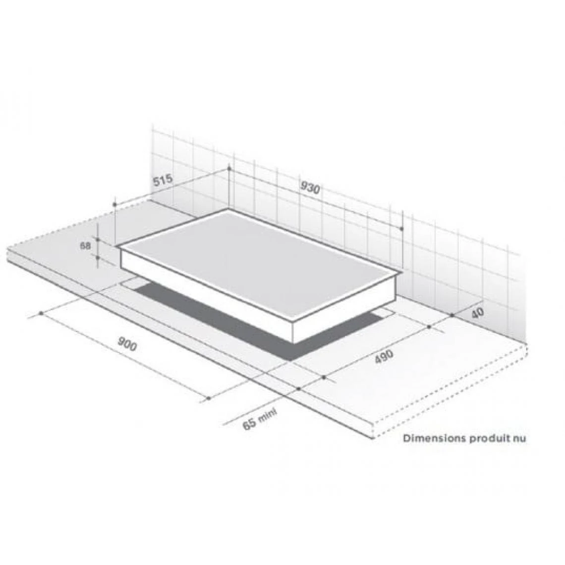 De Dietrich Table De Cuisson à Inducion 90cm 6 Foyers 11100kw Noir - Dpi7969xs - ... – Image 3