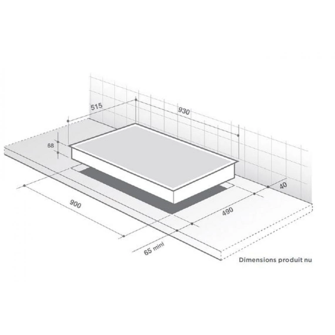 De Dietrich Table De Cuisson à Inducion 90cm 6 Foyers 11100kw Noir - Dpi7969xs - ... – Image 4