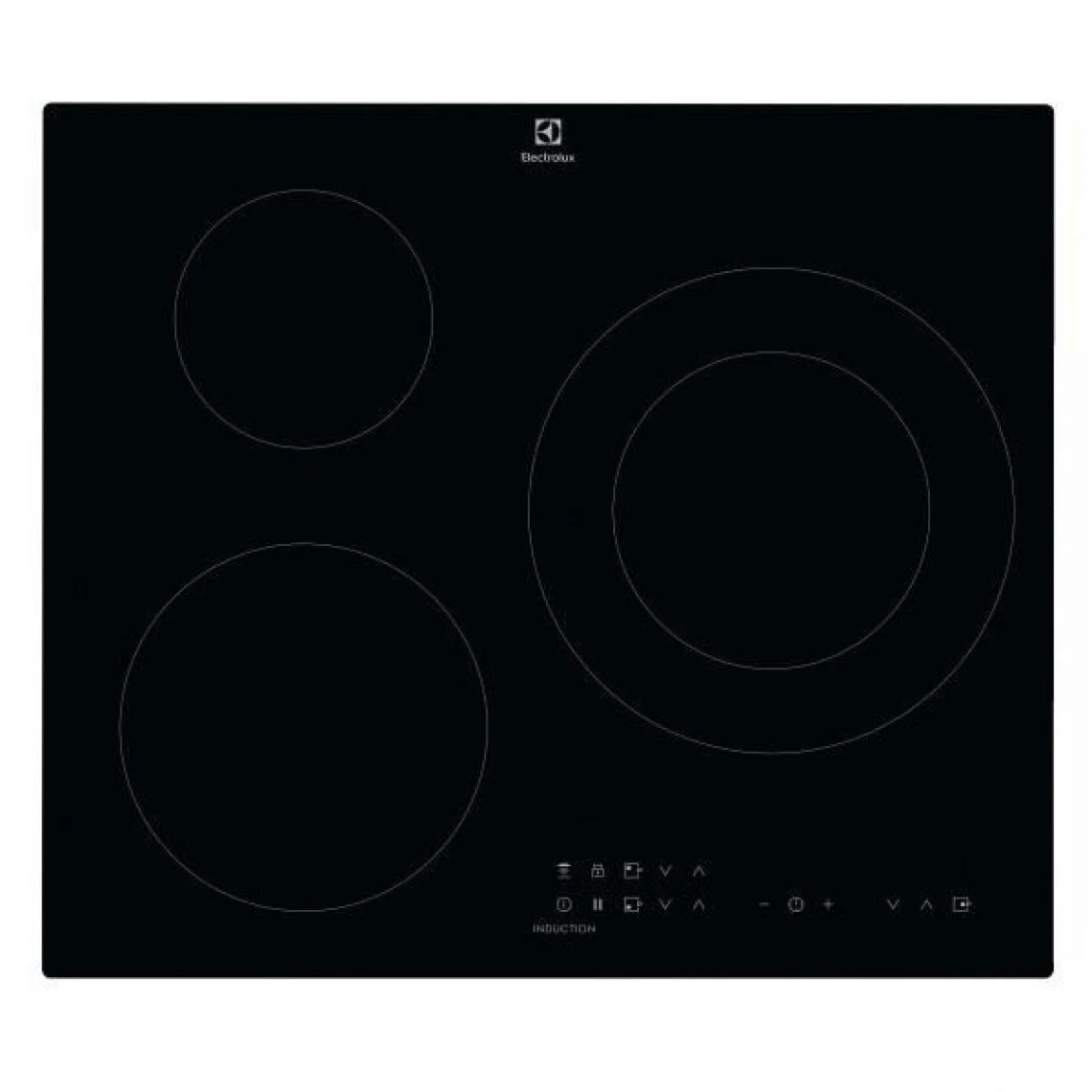 Electrolux Table De Cuisson Induction 60cm 3 Feux 7200w Noir - Lit60336ck - ELECT...