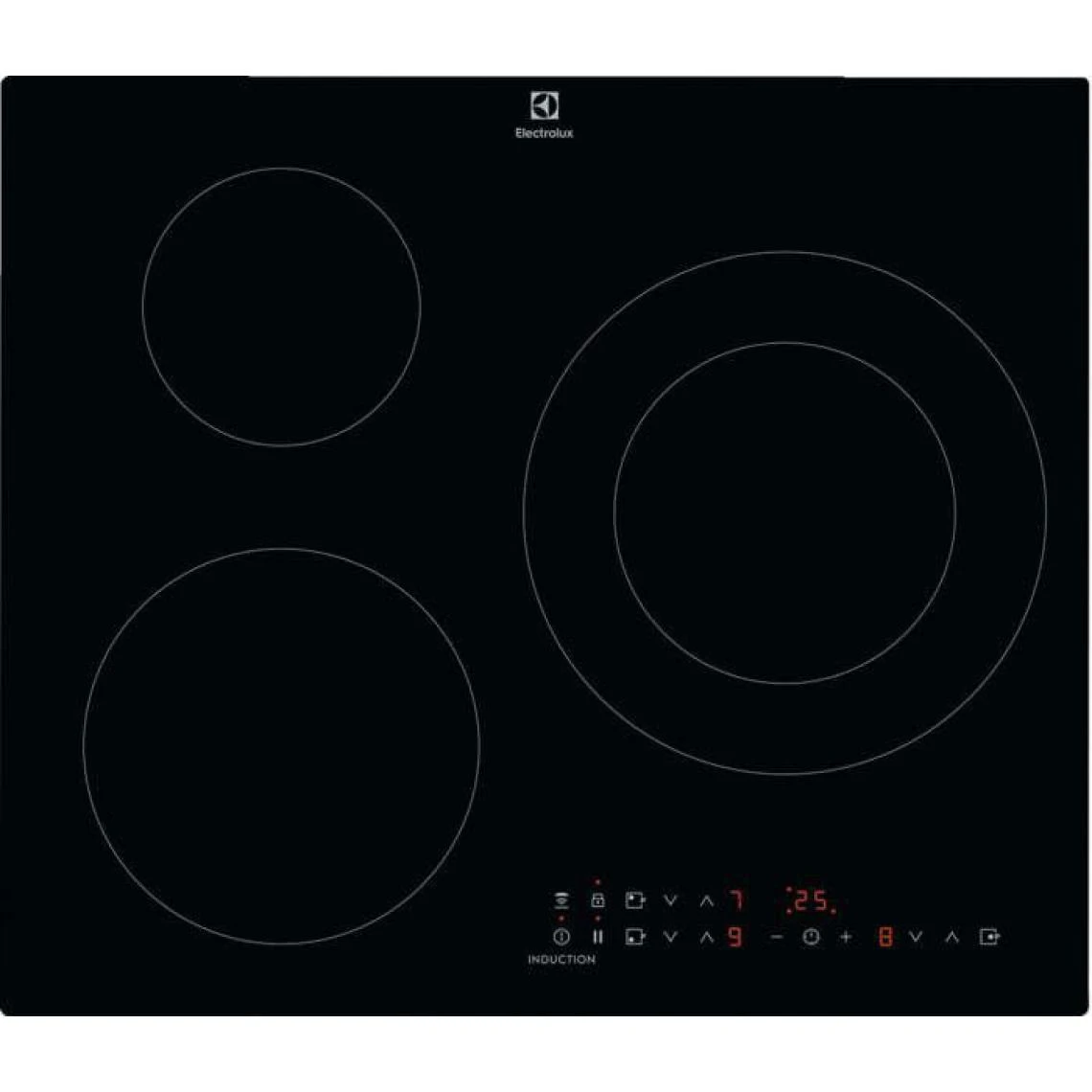 Electrolux Table De Cuisson Induction 60cm 3 Feux 7350w Noir - Mit60336c - ELECTR...