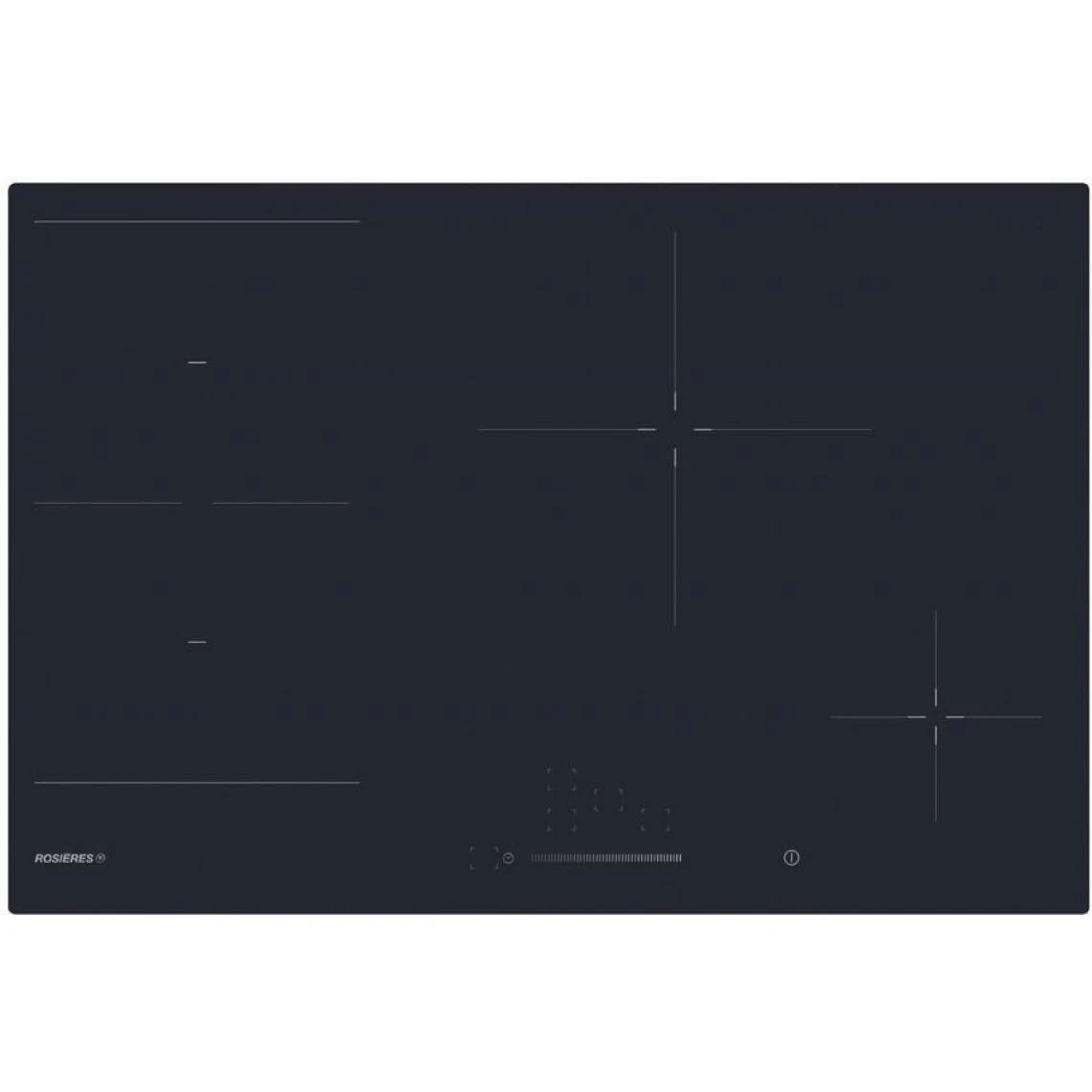 Rosieres Table De Cuisson Ă Induction 77cm 4 Feux 7400w Noir - Ries844sc - ROS...