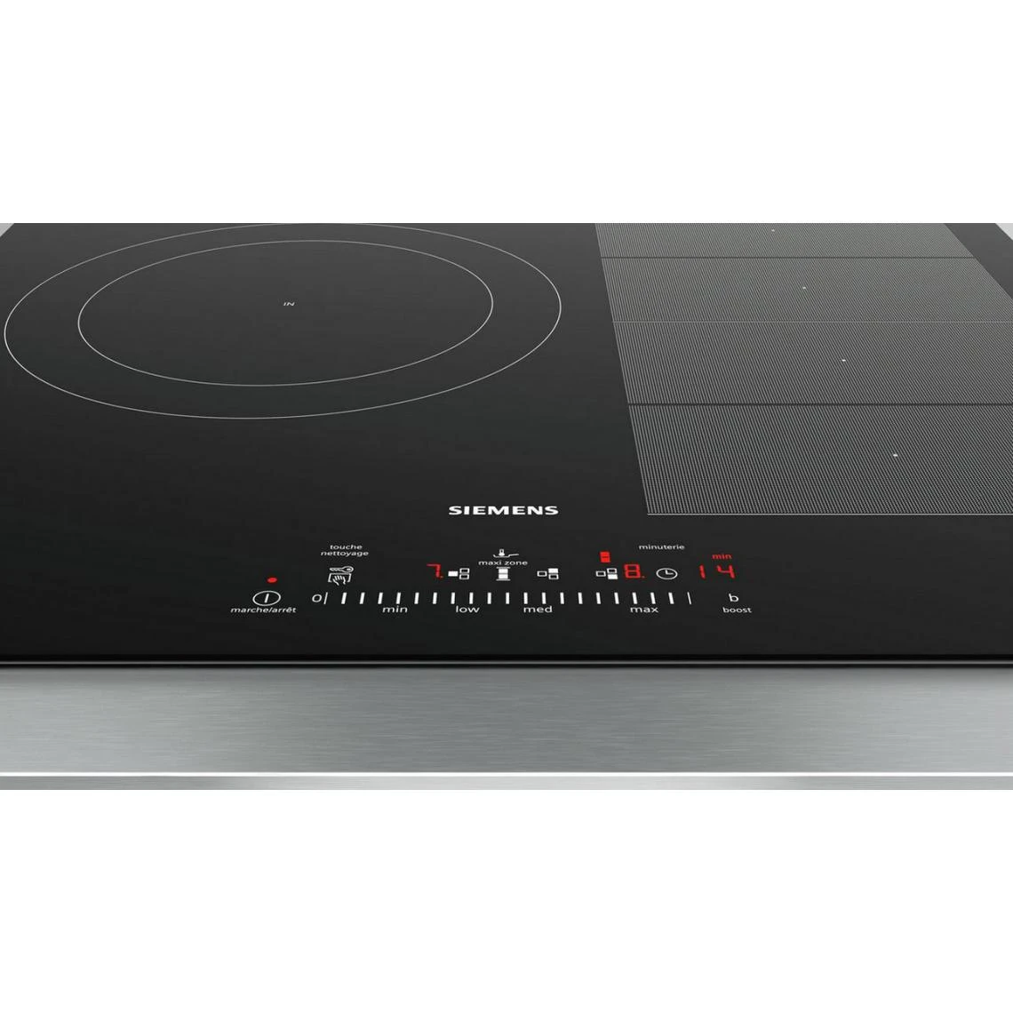 Siemens Table De Cuisson Induction 60cm 3 Feux 7400w Noir - Ex611fjc1f - SIEME... – Image 2