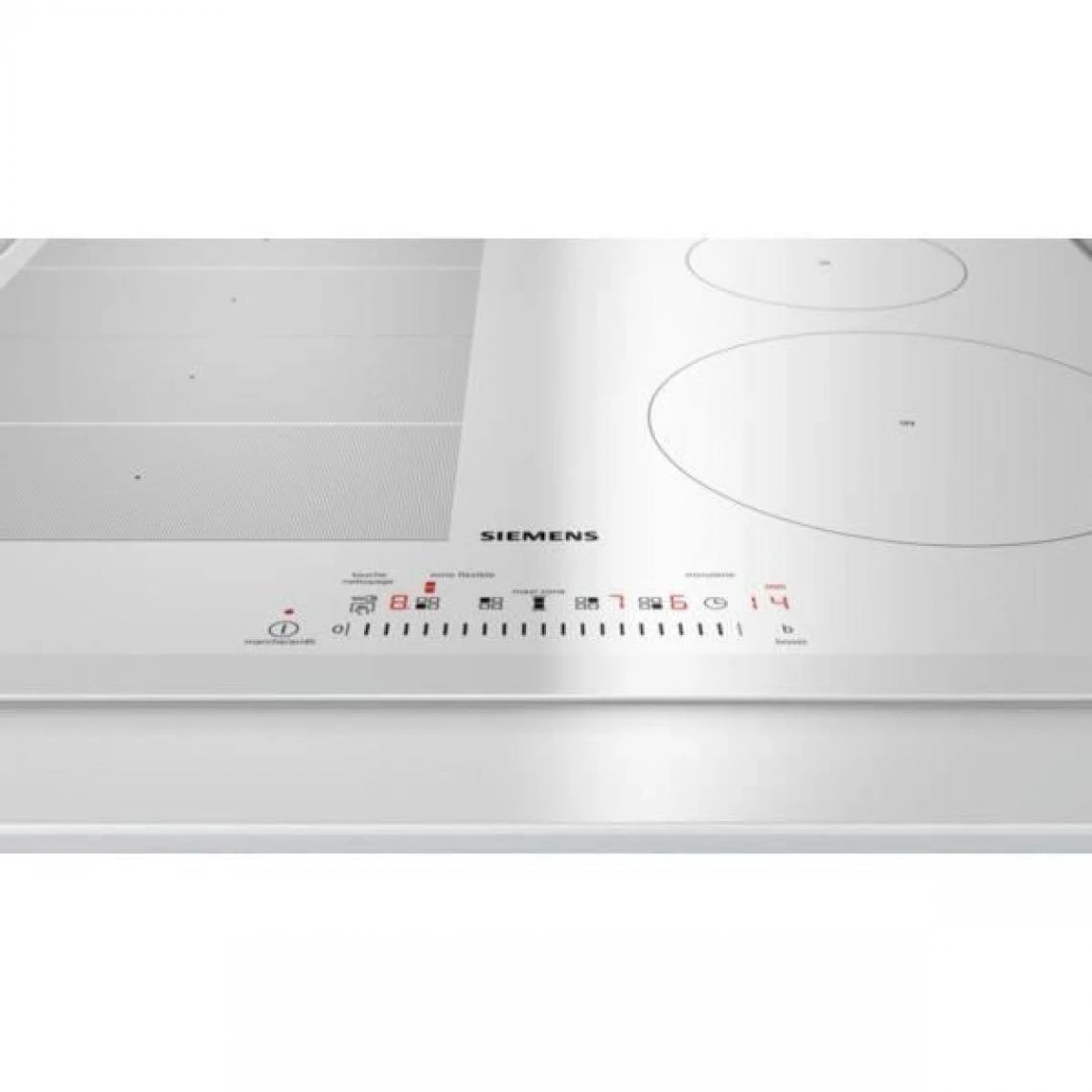 Siemens Table De Cuisson à Induction 59cm 4 Feux 7400w Blanc - Ex652feb1f - S... – Image 2