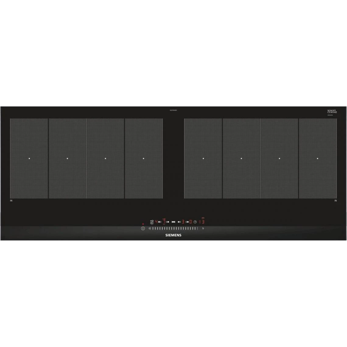 Siemens Plaque De Cuisson 7400w 4foyers Induction Noir/inox - Ex275fxb1e - SIE...