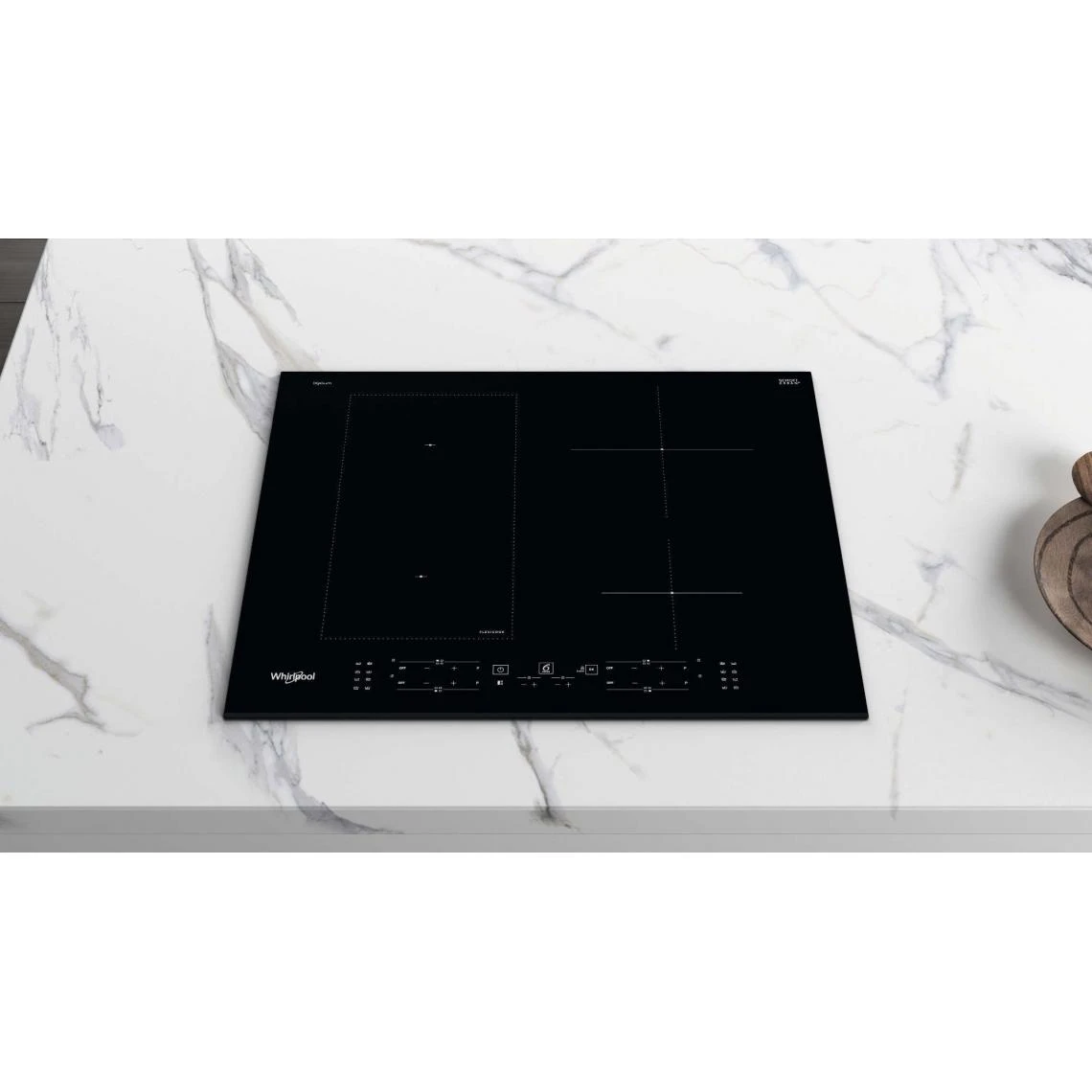 Whirlpool Table De Cuisson à Induction 65cm 4 Feux 7200w Noir - Wlb4265bfixl - ... – Image 2