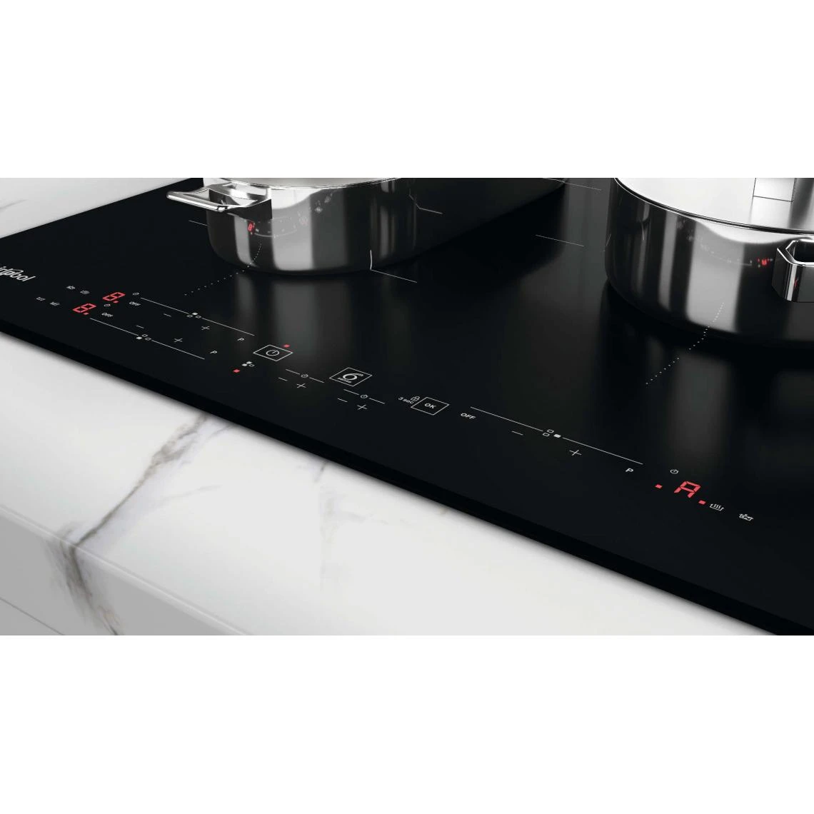 Whirlpool Table De Cuisson Induction 60cm 3 Feux 7200w Noir - Wbb3760bf - WHIRLP... – Image 3