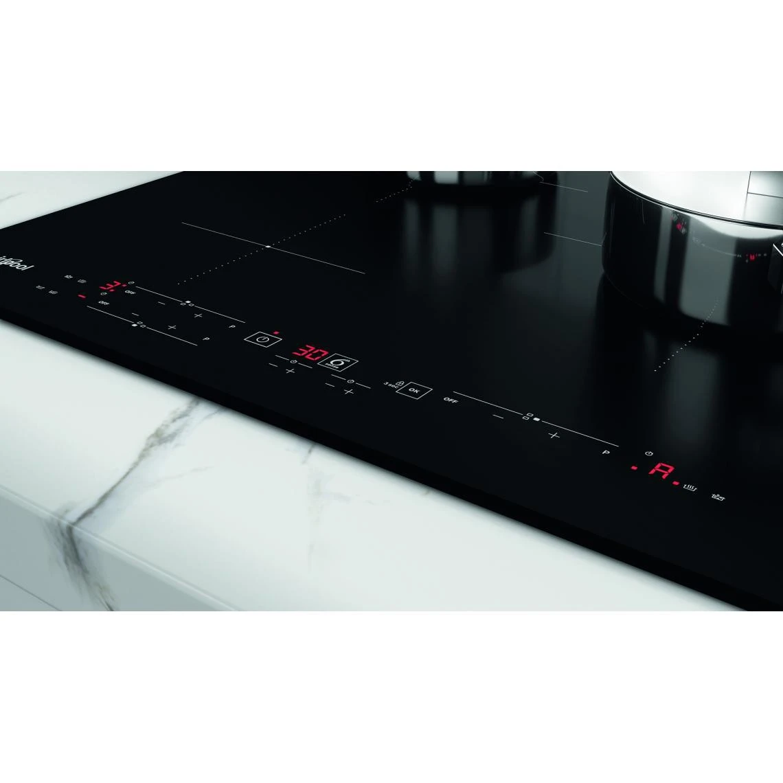 Whirlpool Plaque Induction WS B7860 BF 3 FEUX 60 CM – Image 2