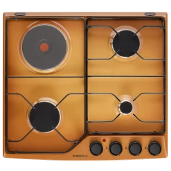 De Dietrich Table De Cuisson Mixte 60cm 4 Feux Sable Doré Brillant - Dpe7610fm - ...