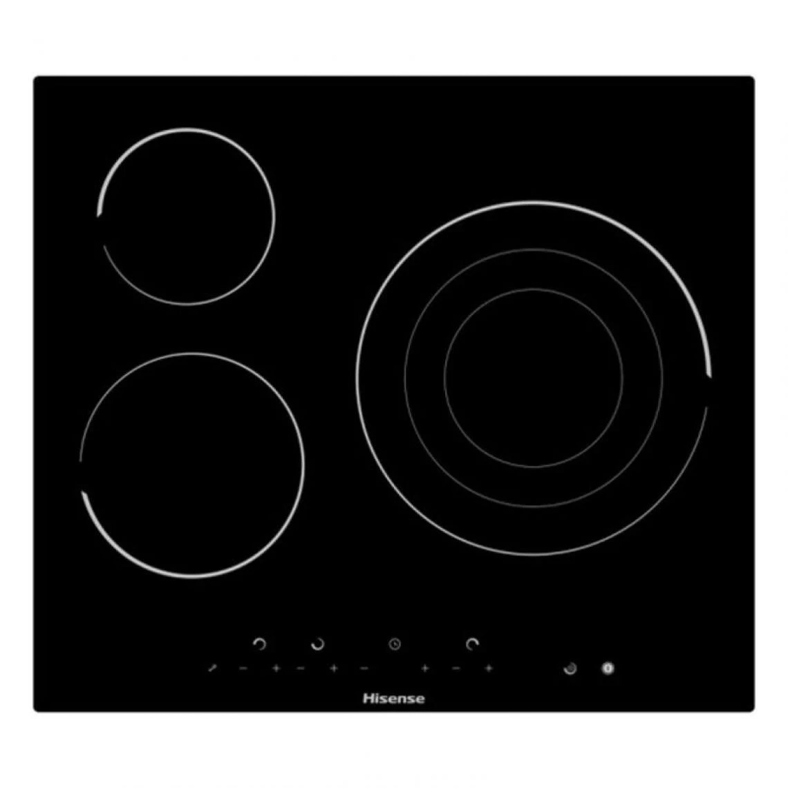 Plaques Vitro-céramiques Hisense E6322C 60 Cm Noir (3 Zones De Cuisso...