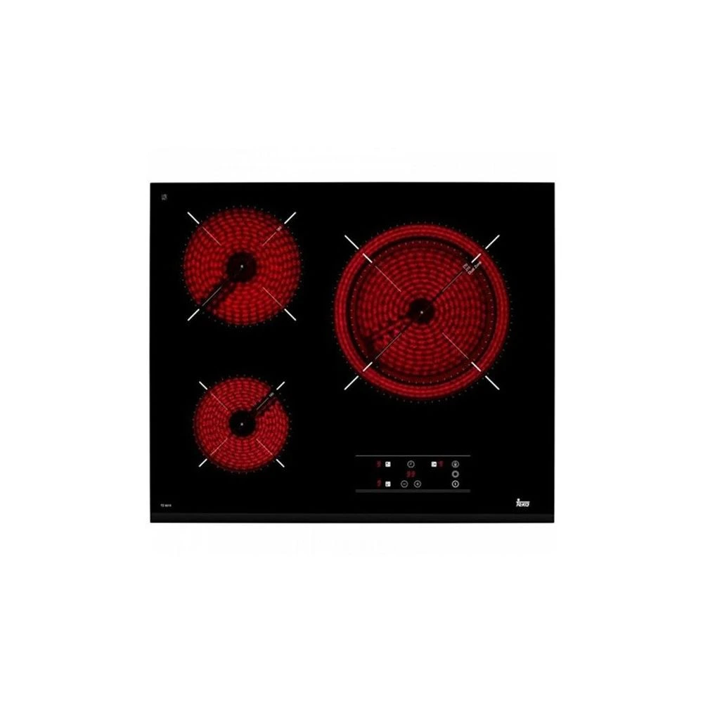 Plaques Vitro-céramiques Teka 219213 5400W 60 Cm Noir