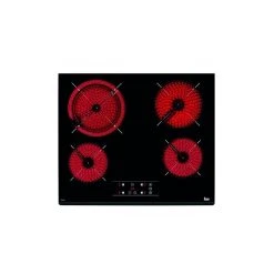 Plaques Vitro-céramiques Teka 219605 6200W 60 Cm Noir