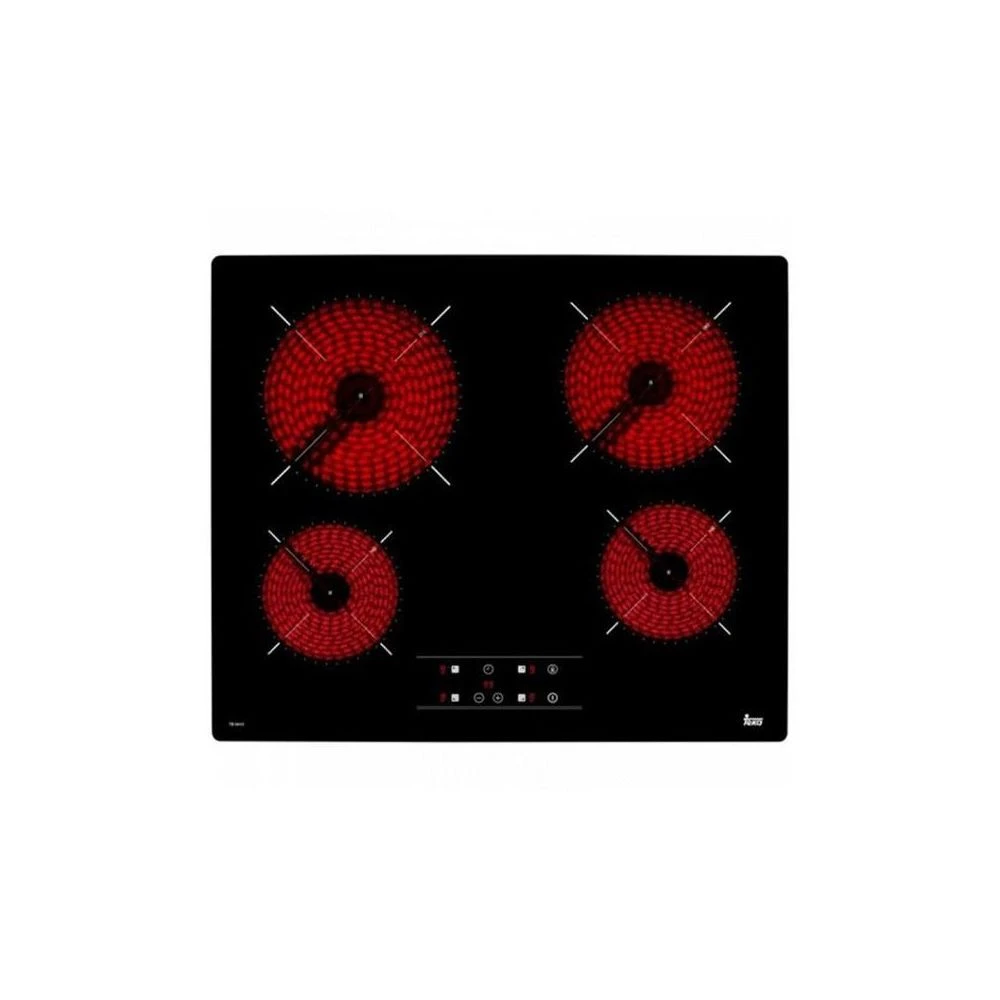 Plaques Vitro-céramiques Teka TB6415 60 Cm Noir (4 Zones De Cuisson)