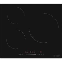 Schneider® SCTI6030N1/1 Plaque à Induction 7400 W Vitrocéramique Contrôle Tact...