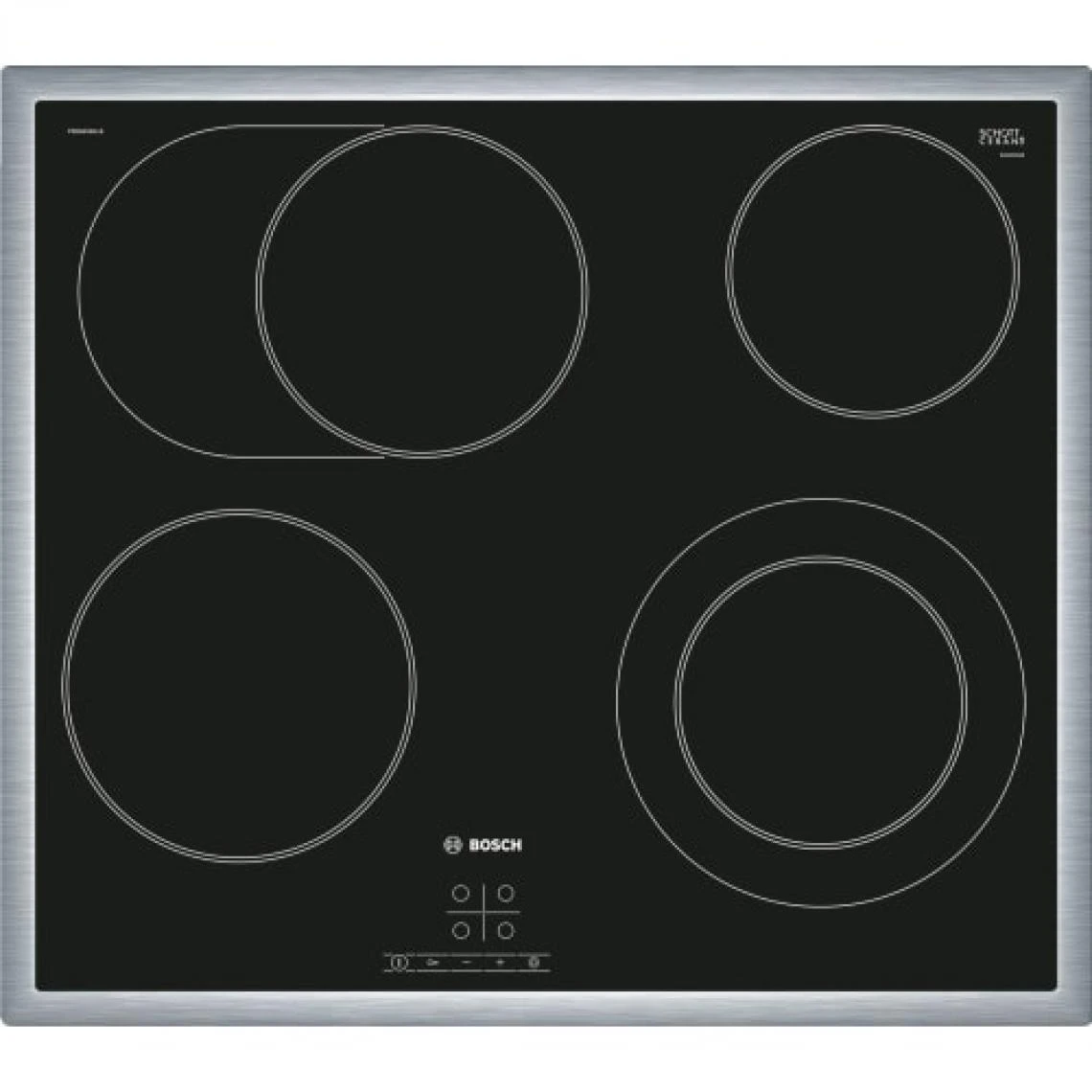 Bosch Serie 4 Table De Cuisson 7500W 240V Vitrocéramique Acier Inoxydable N...