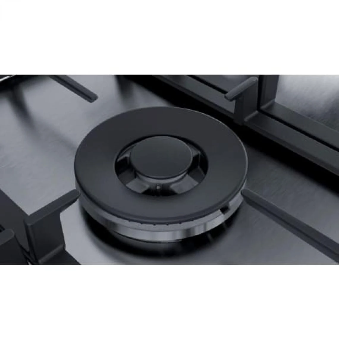 Bosch Serie 6 Gaz Plaque 3000 W 5 Foyers Fonte Acier Inoxydable – Image 4