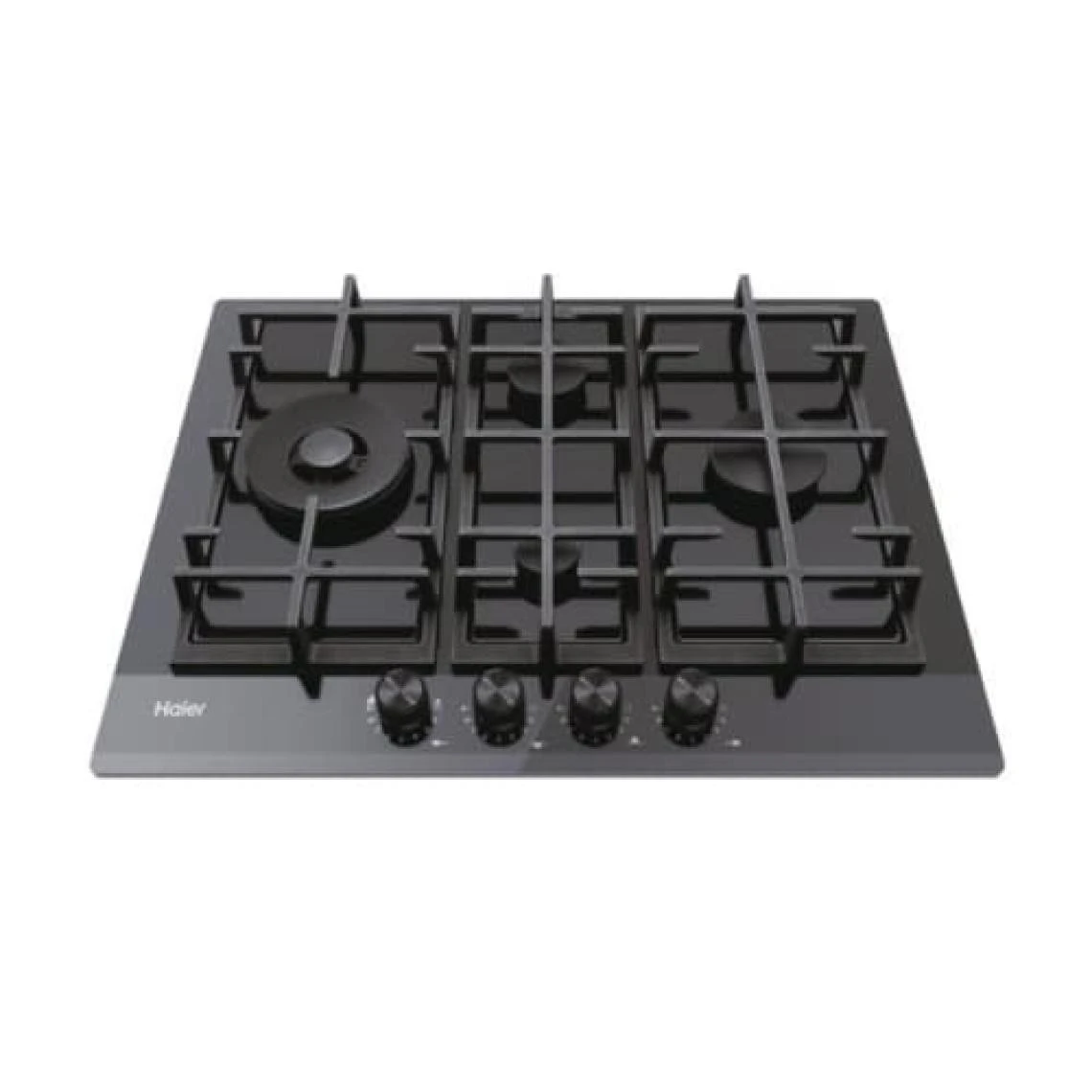 Haier Série 6 HAVG5D4HB Table De Cuisson 9650W Encastrable Gaz 4 Feux Fonte...