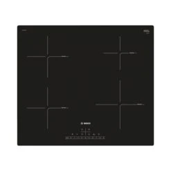 Bosch Serie 6 PUE611FB1E Plaque Induction 4600 W Câble Électrique 4 Foyers...