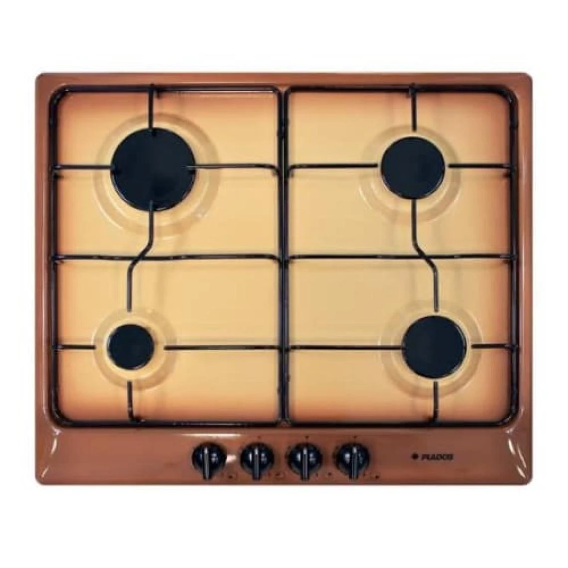 Plados STAR60 Table De Cuisson 60cm Électronique Avec Gaz 4 Brûleurs